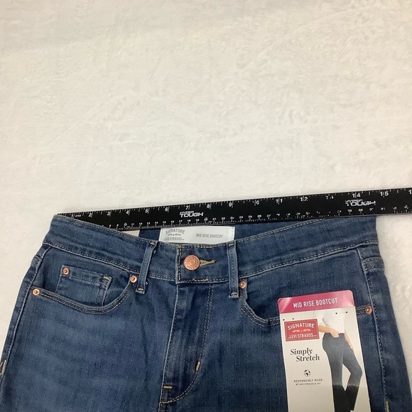 Levi’s NWT Women’s Mid-Rise Bootcut Blue Jeans Size 4 M / 27 - Picture 5 of 8